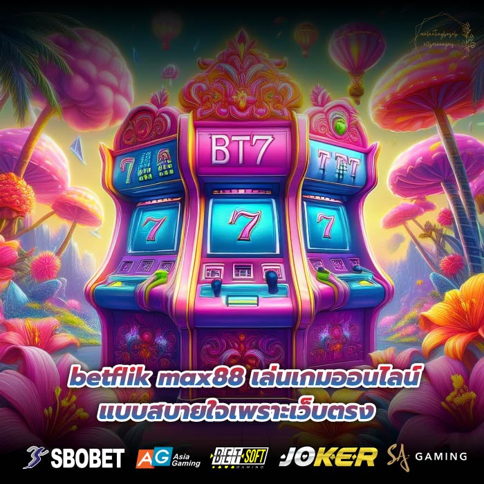 betflik max88 เล่นเกมออนไลน์แบบสบายใจเพราะเว็บตรง